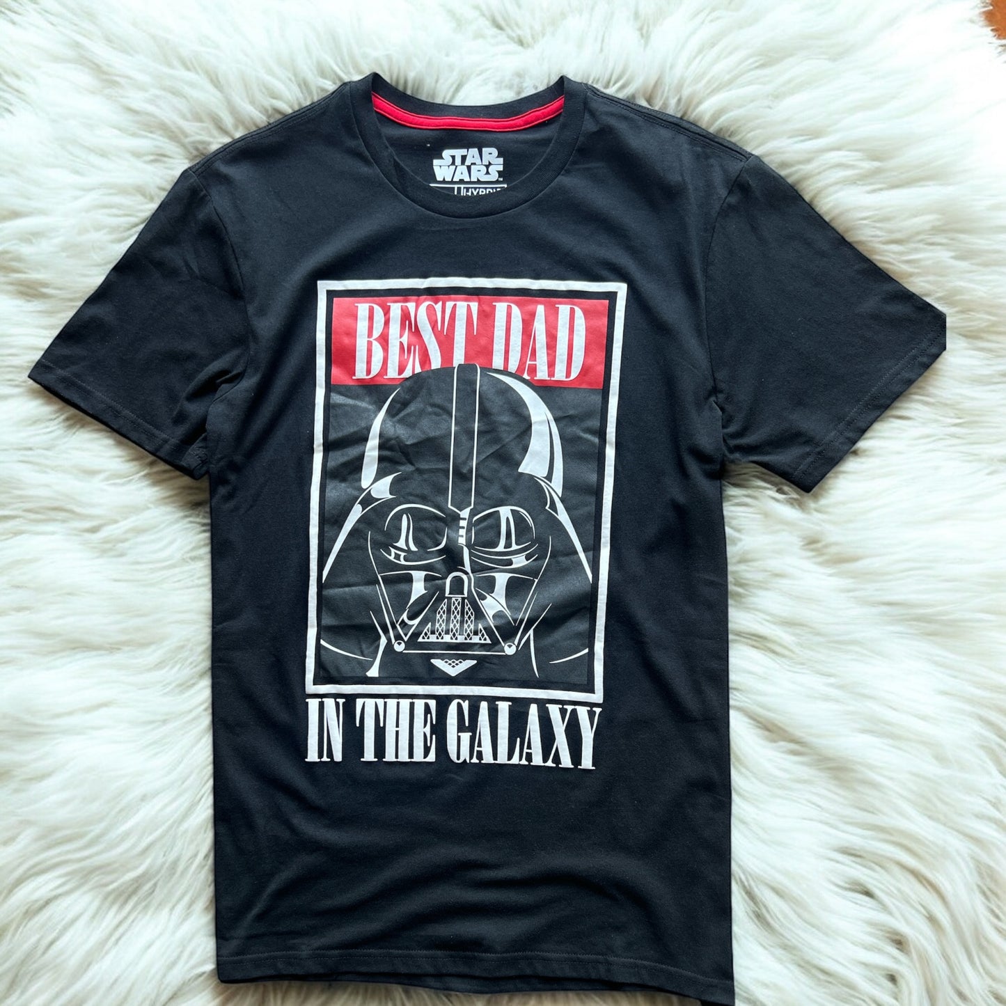 Playera star wars negra caballero