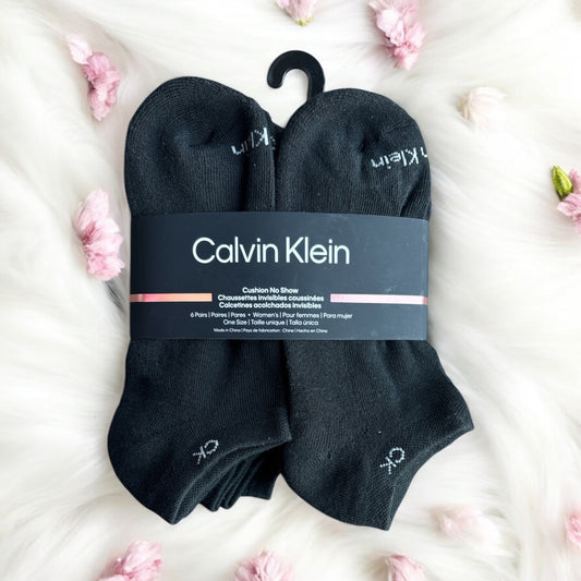 Tines Calvin k negros con letras en blanco 6 pares