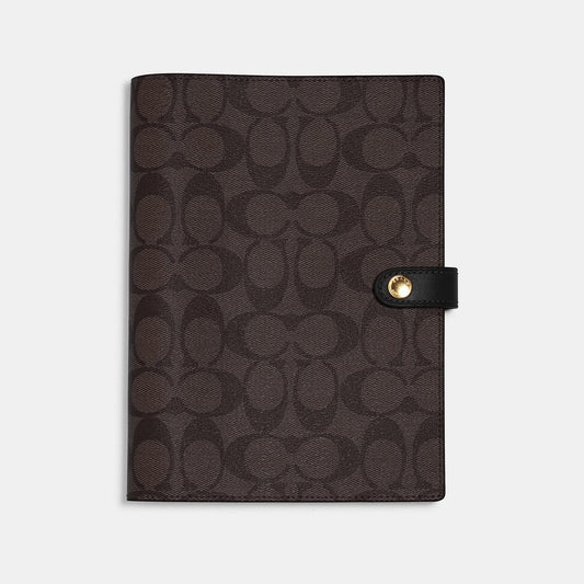 Cuaderno/notebook Coach asiganature canvas notebook cafe