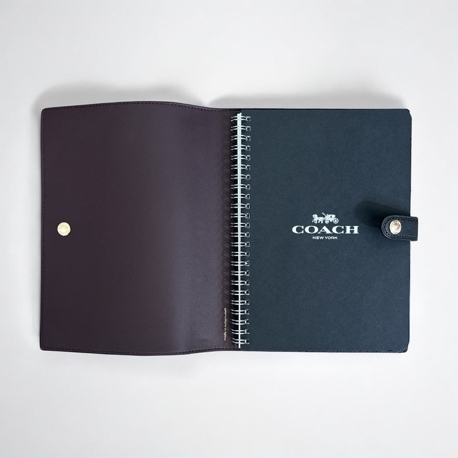 Cuaderno/notebook Coach asiganature canvas notebook cafe