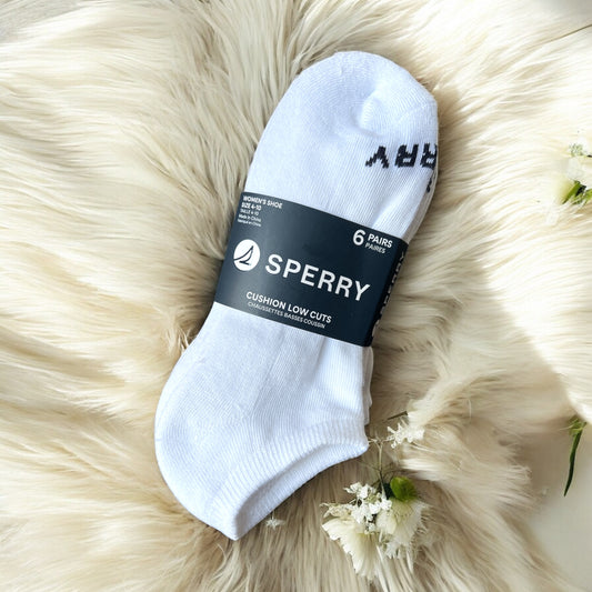 Tines Sperry blancos 6 pares