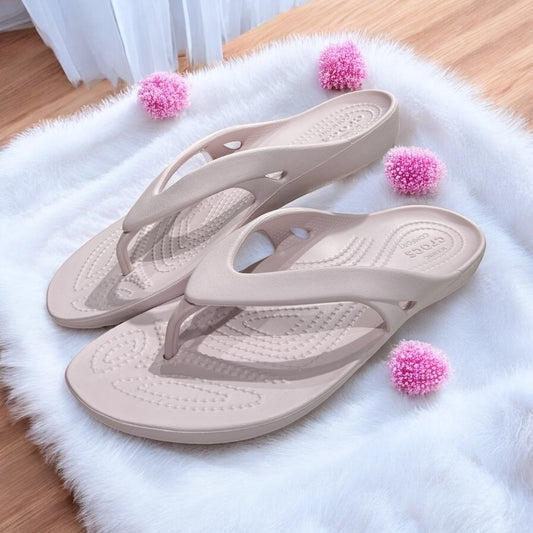 Sandalias Crocs rosa claro