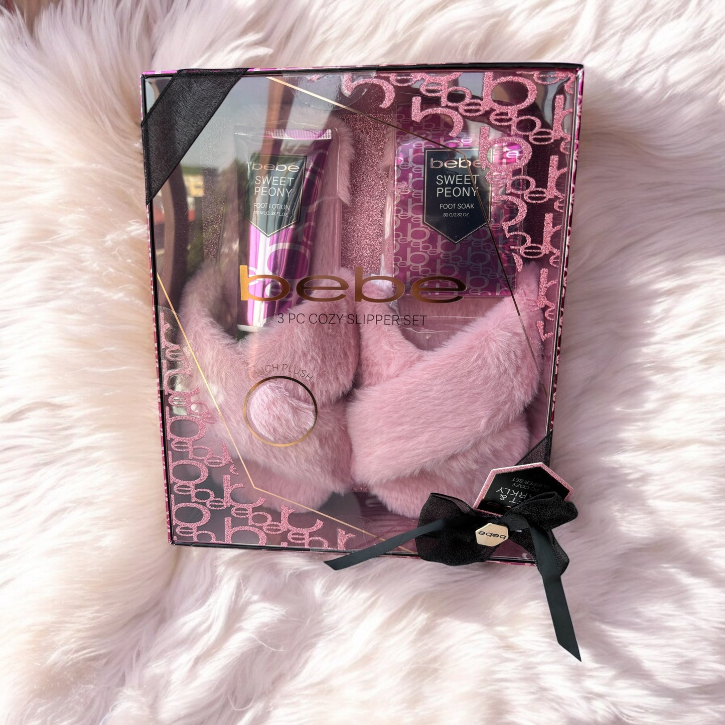 Set Bebe pantuflas loción para pies y jabón para remojar pies