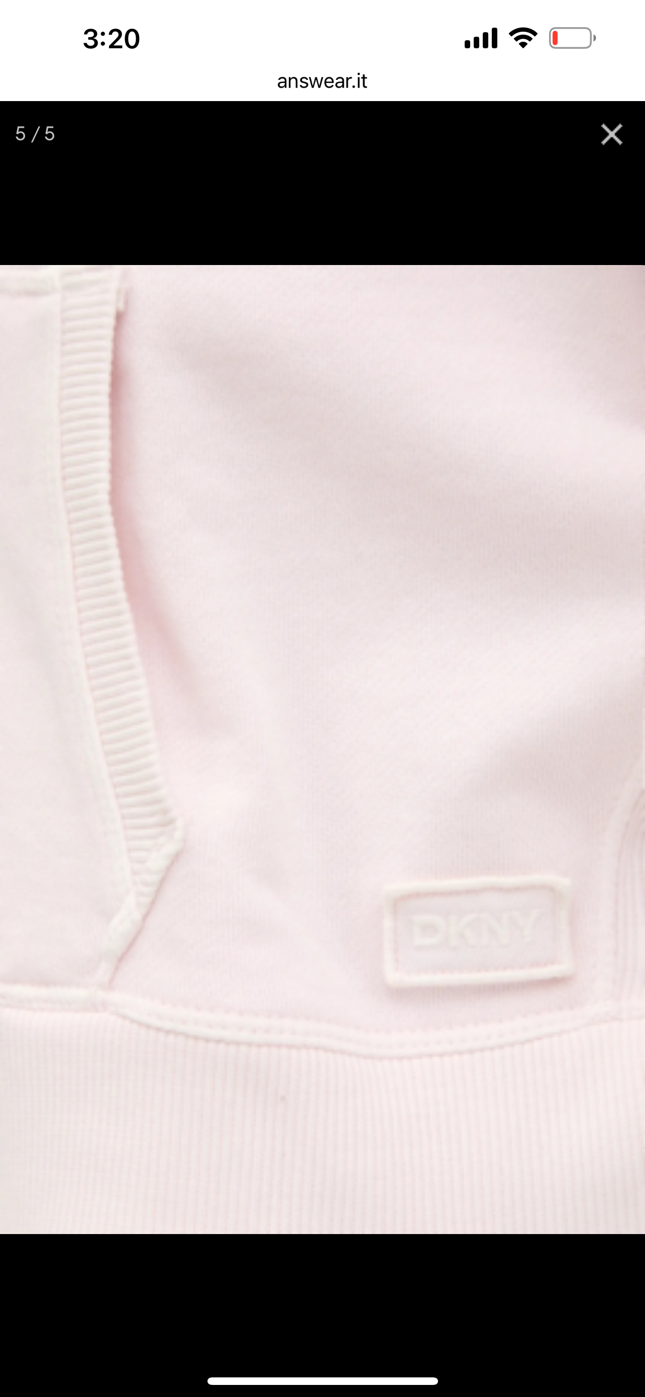 Sudadera DKNY rosa claro