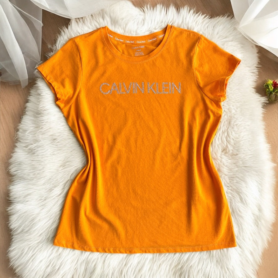 Playera Calvin k orange
