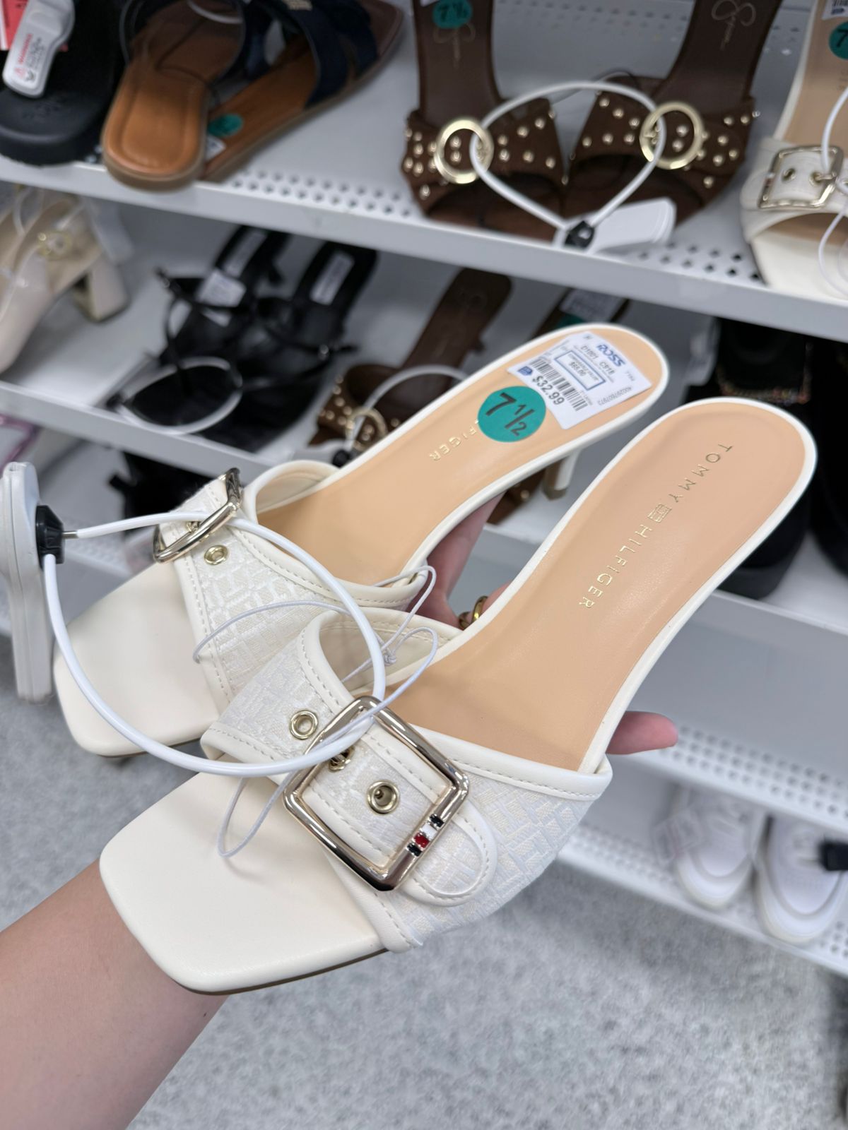 Slip-on Sandalias Tommy H crema