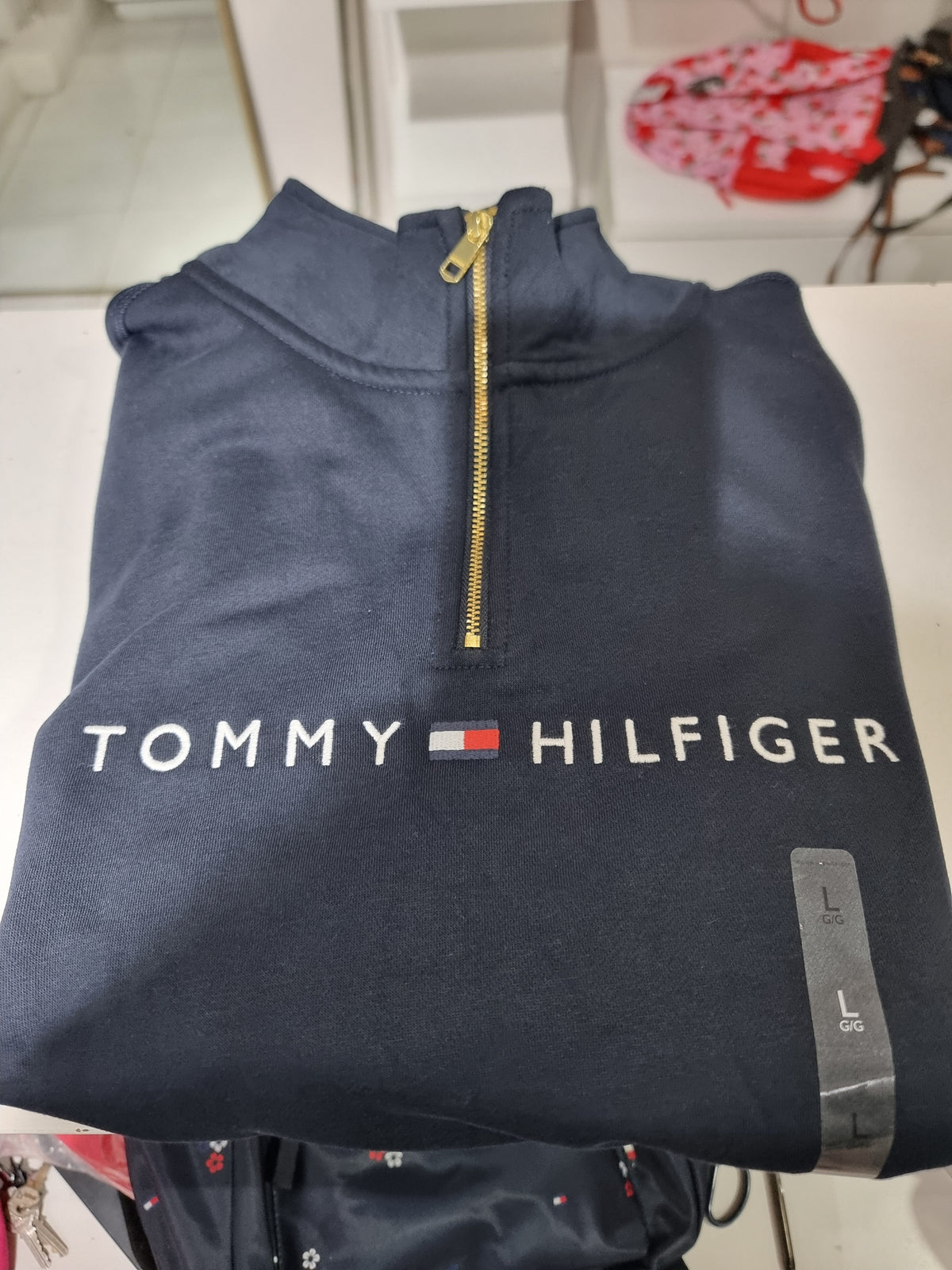 Sudadera Tommy H azul