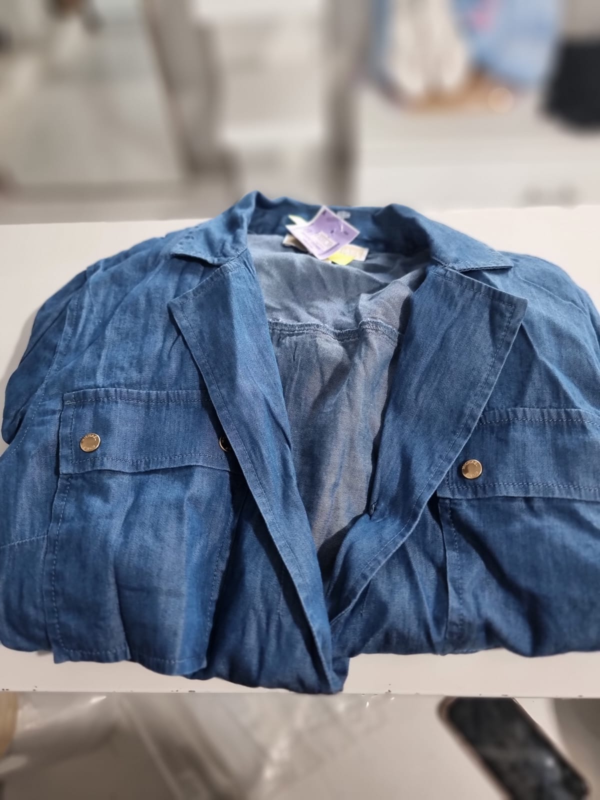 Playera Michael k tipo azul