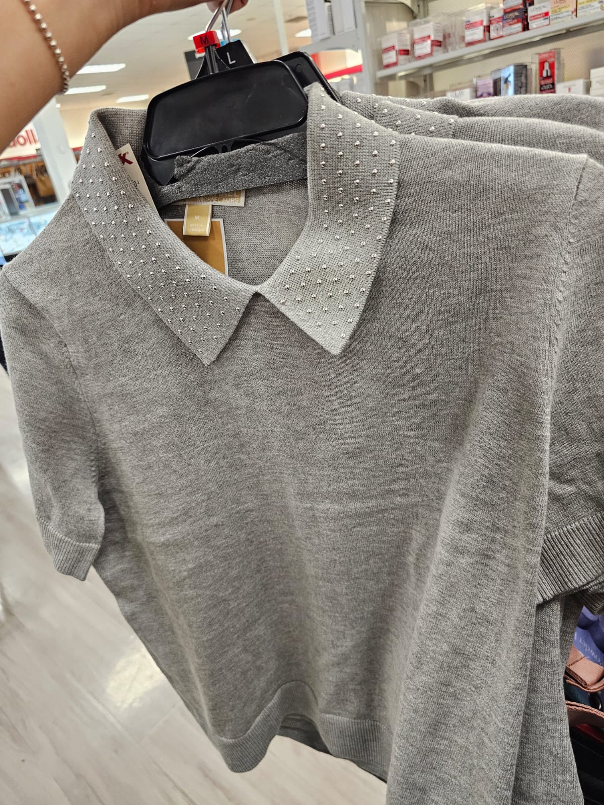 Playera Michael k gris