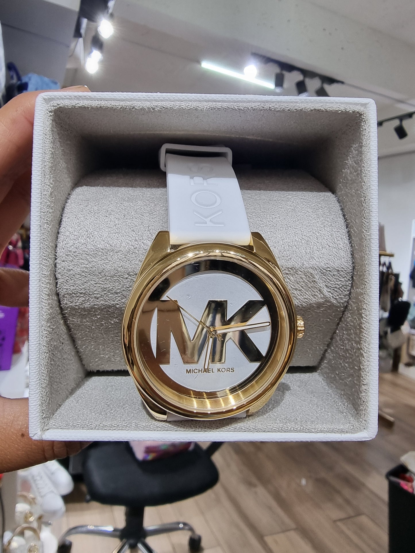 Reloj Michael k blanco