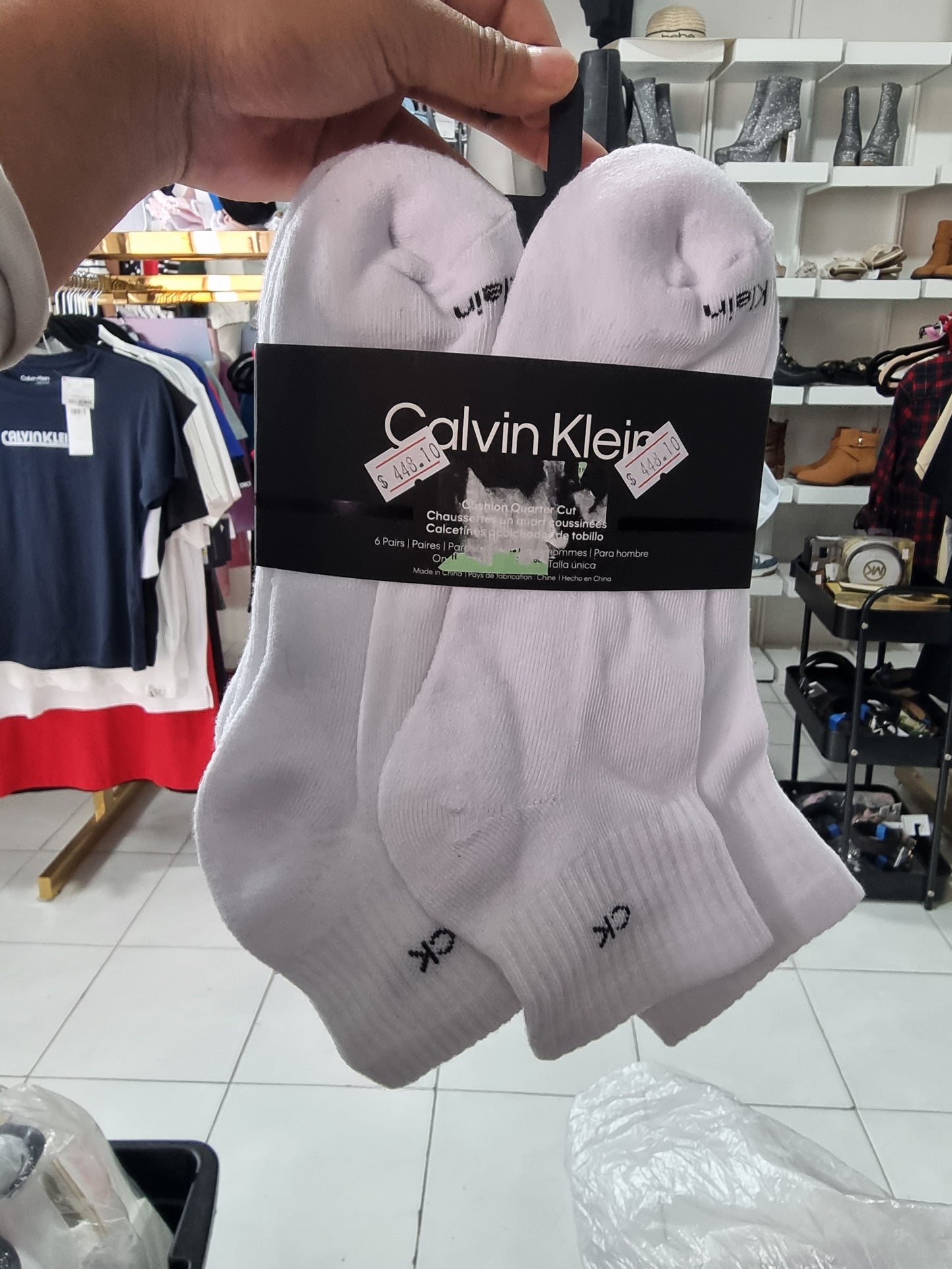 Calcetas Calvin k blancas
