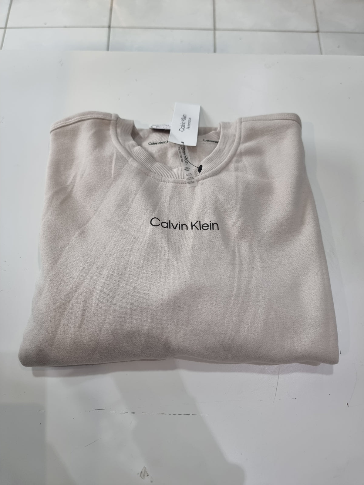 Sudadera Calvin k beige