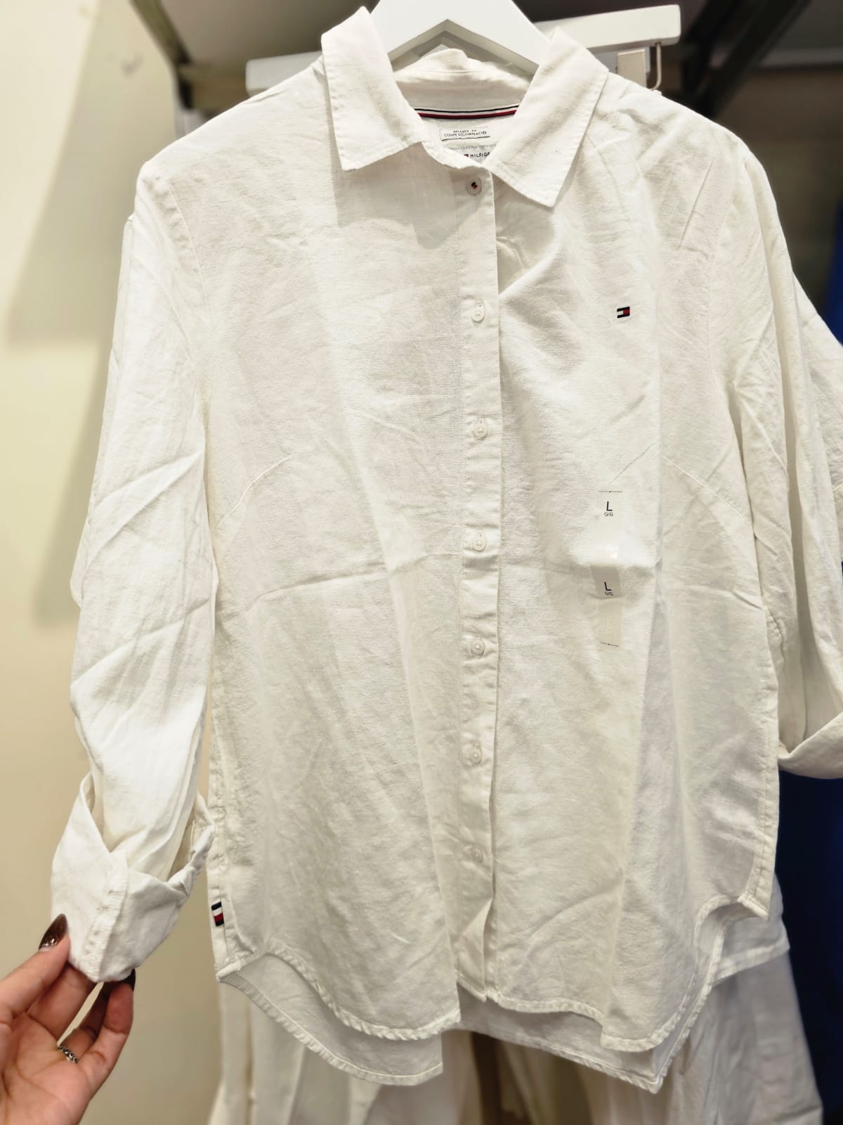 Blusa Tommy H crema