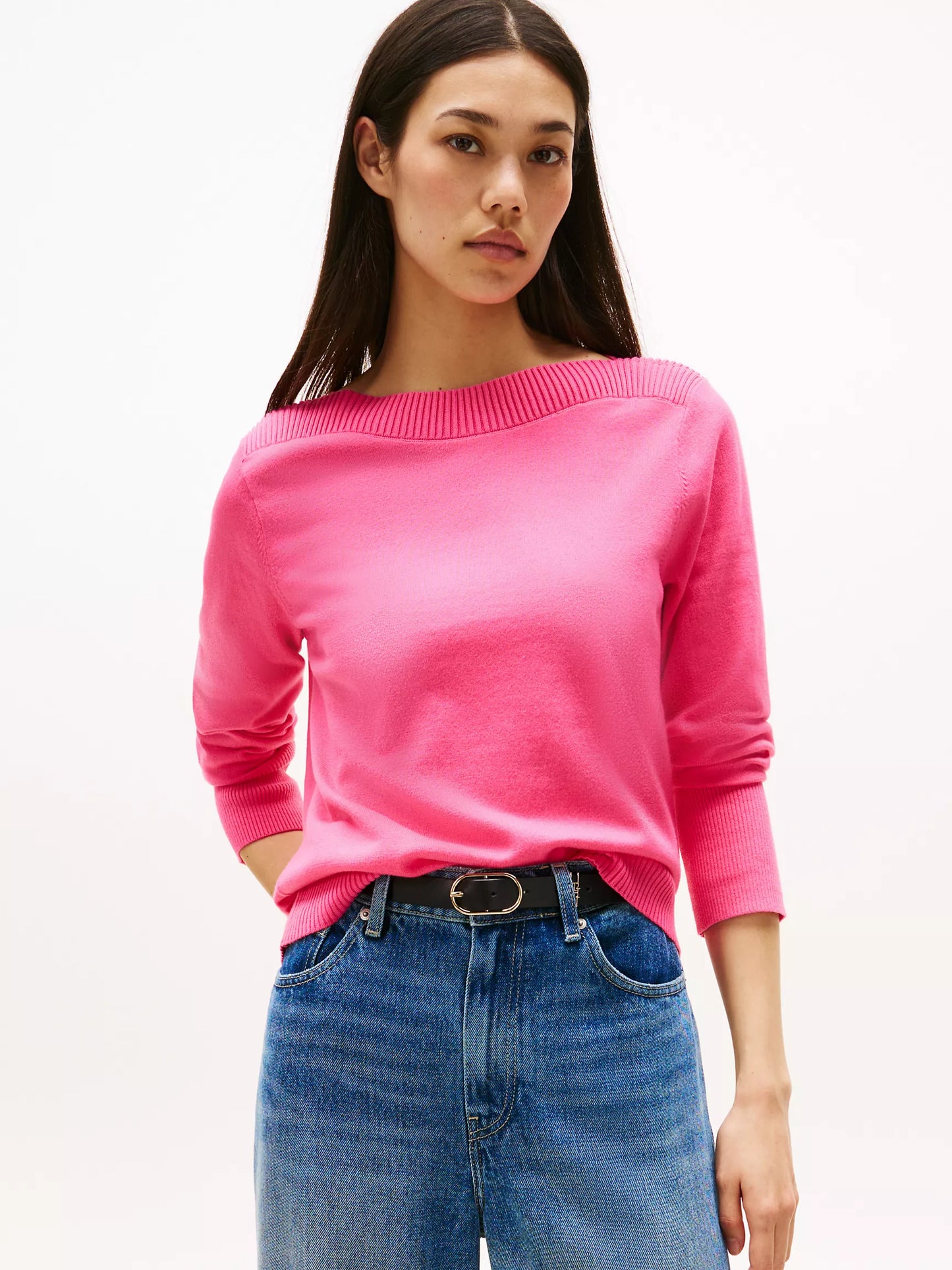 Suéter Tommy H fucsia