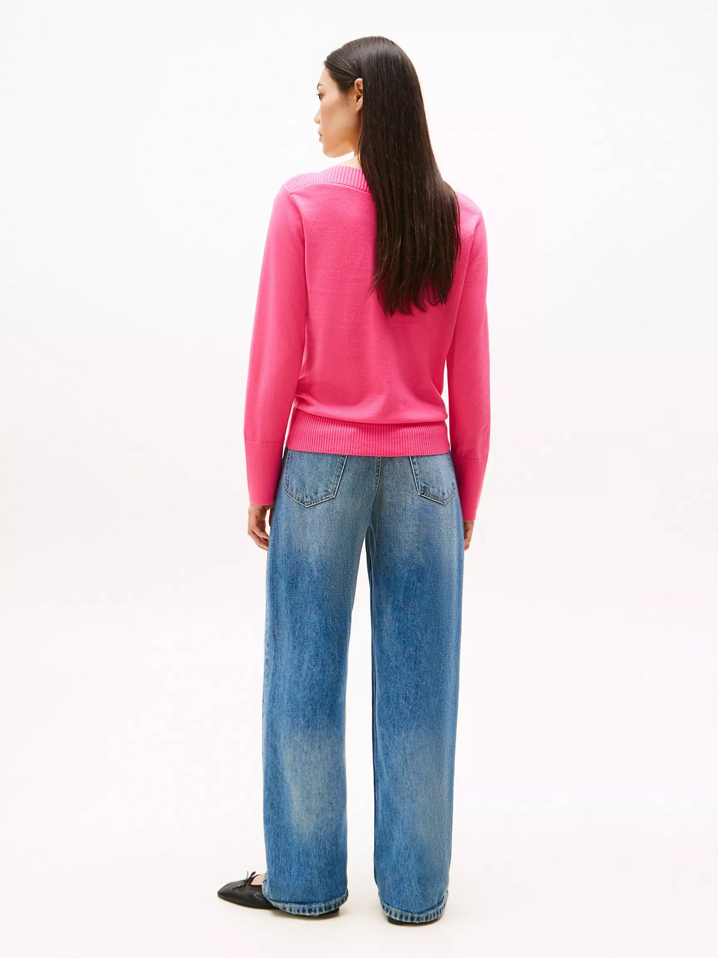 Suéter Tommy H fucsia