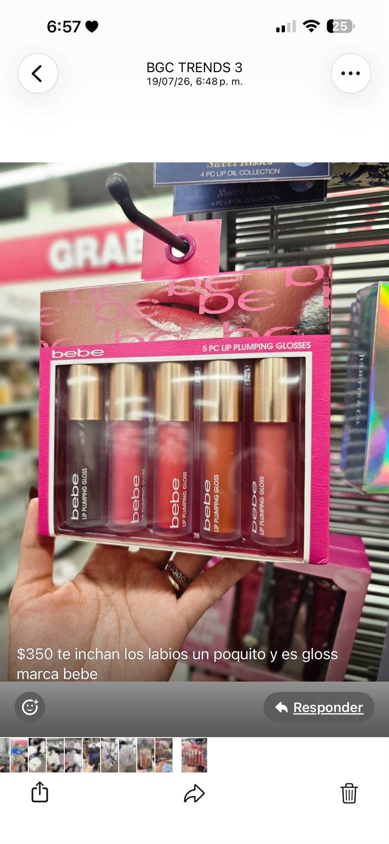 Gloss bebe 5pz