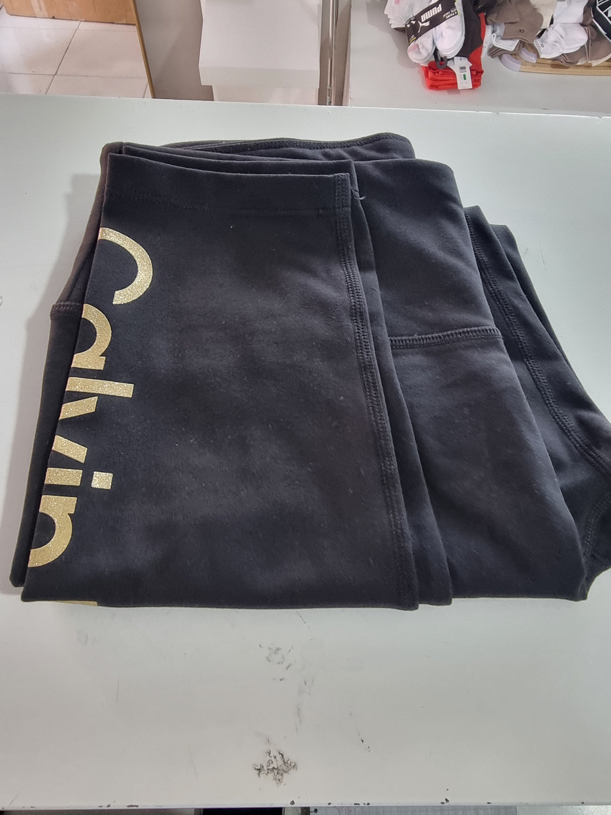 Leggins Calvin k negro letras doradas