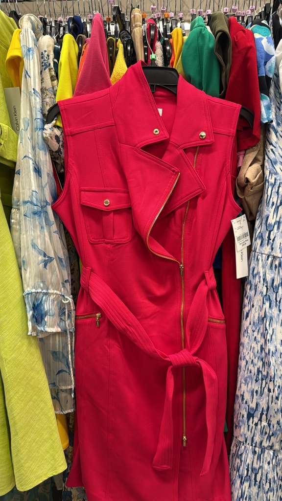 Vestido Calvin k rojo