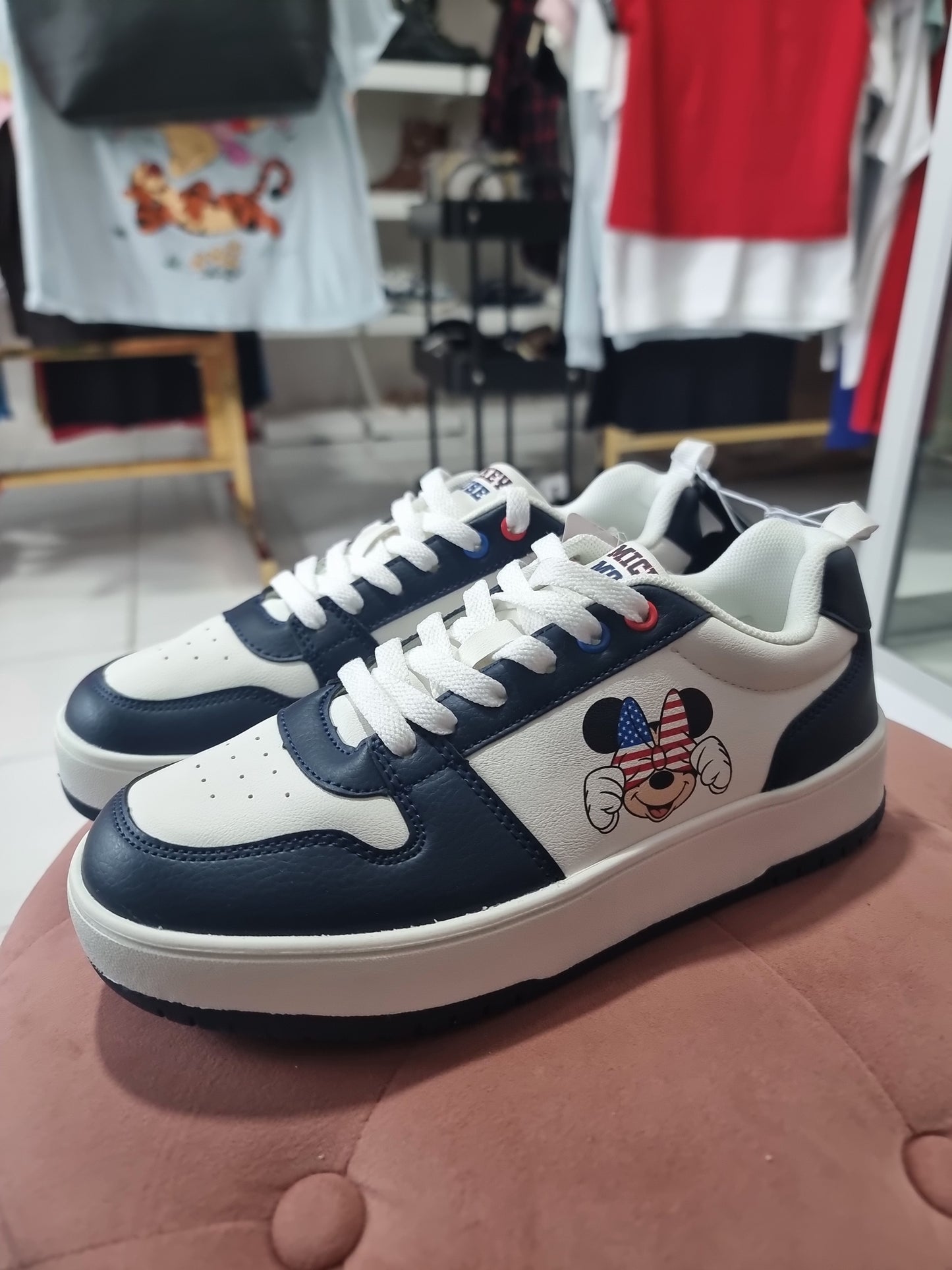 Tenis Primark Disney blancon azul