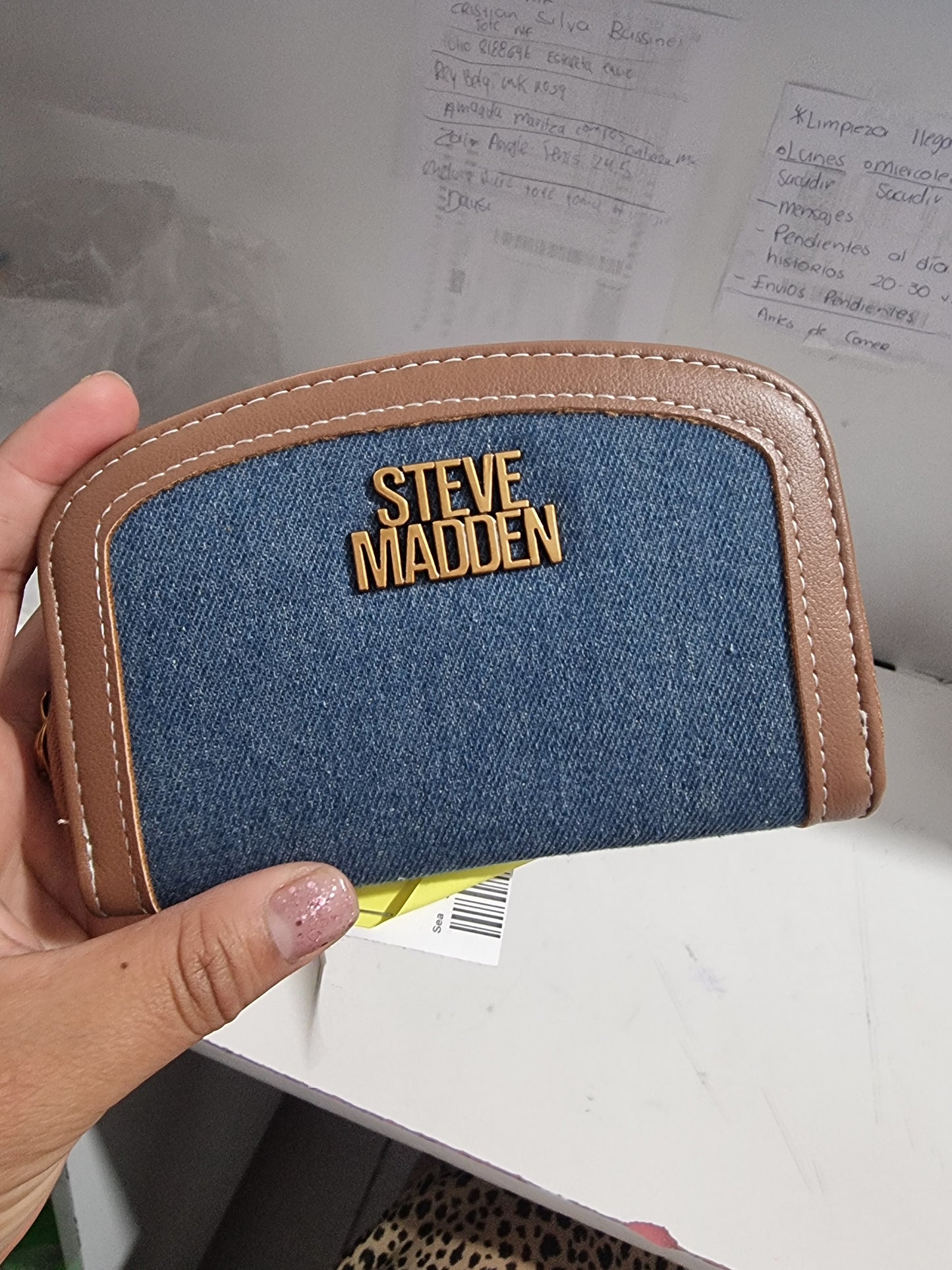 Cartera Steve M mezclilla