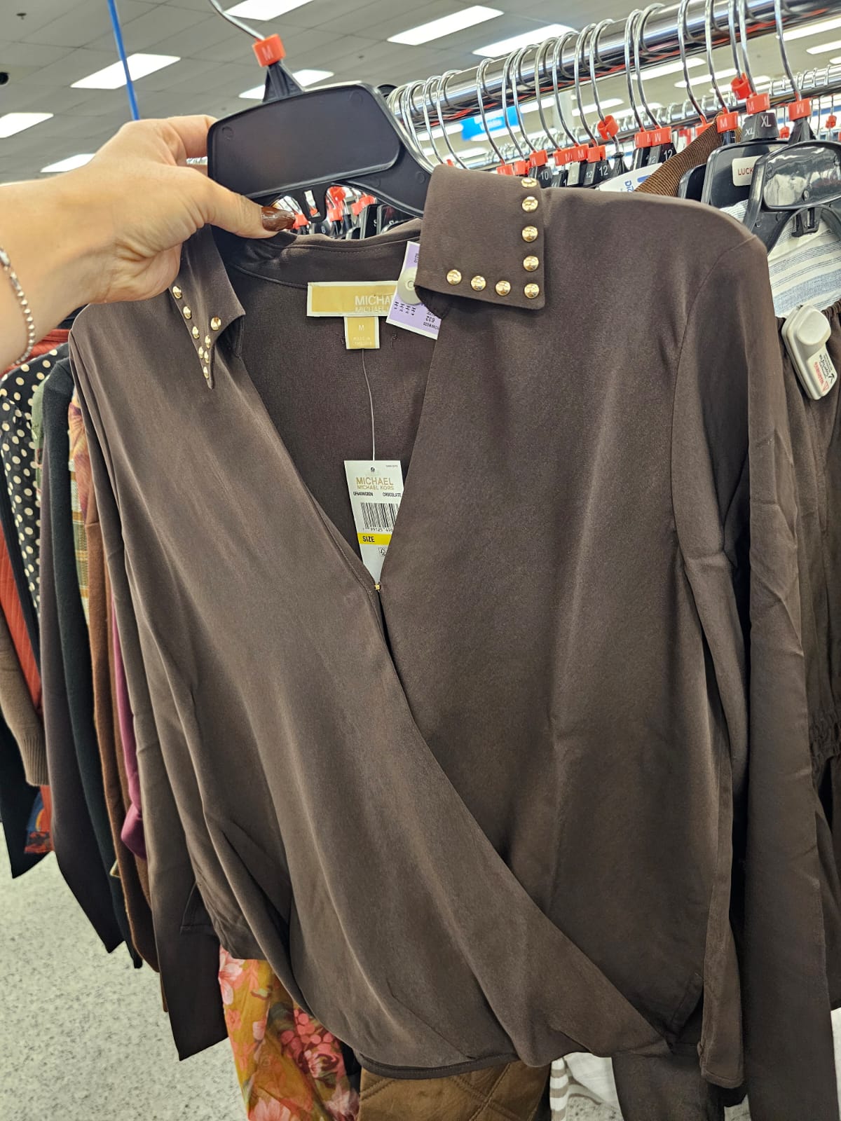 Blusa michael K cafe