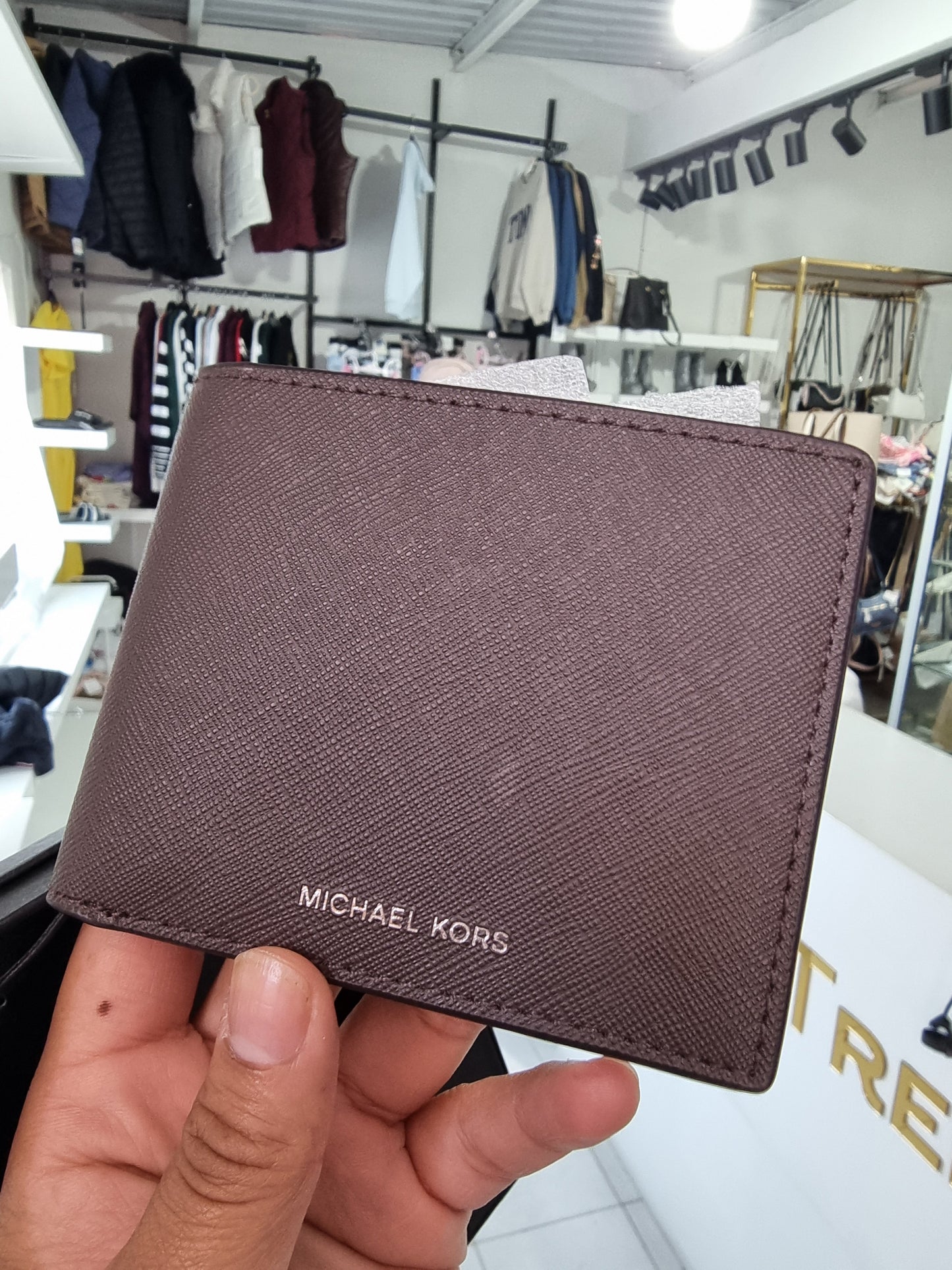 Cartera Calvin k cafe
