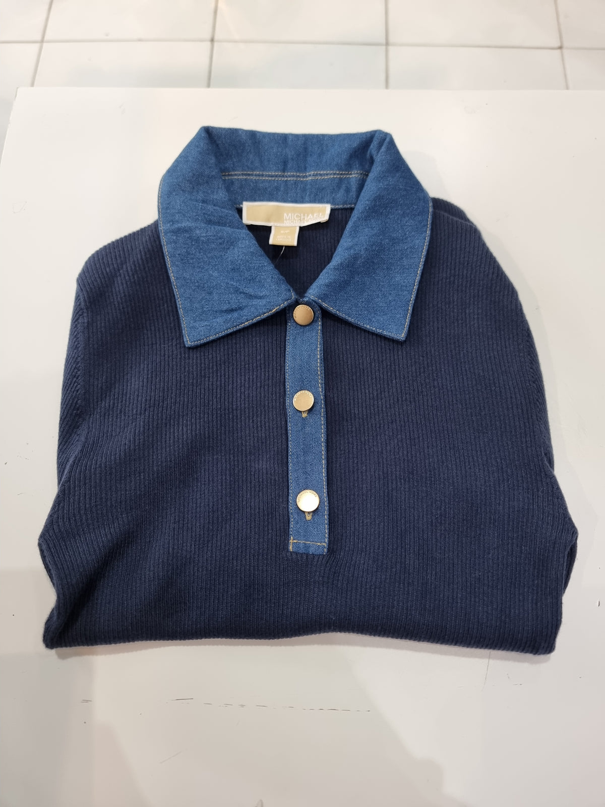 Playera Michael k azul