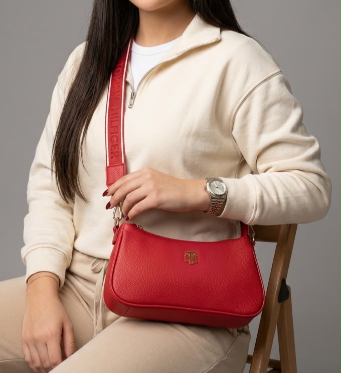 Crossbody Tommy H roja