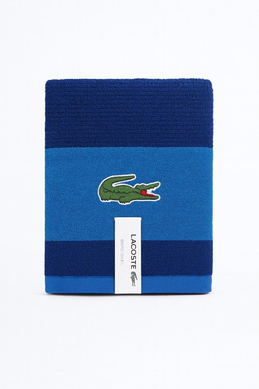 Toalla Lacoste azul/azul rey