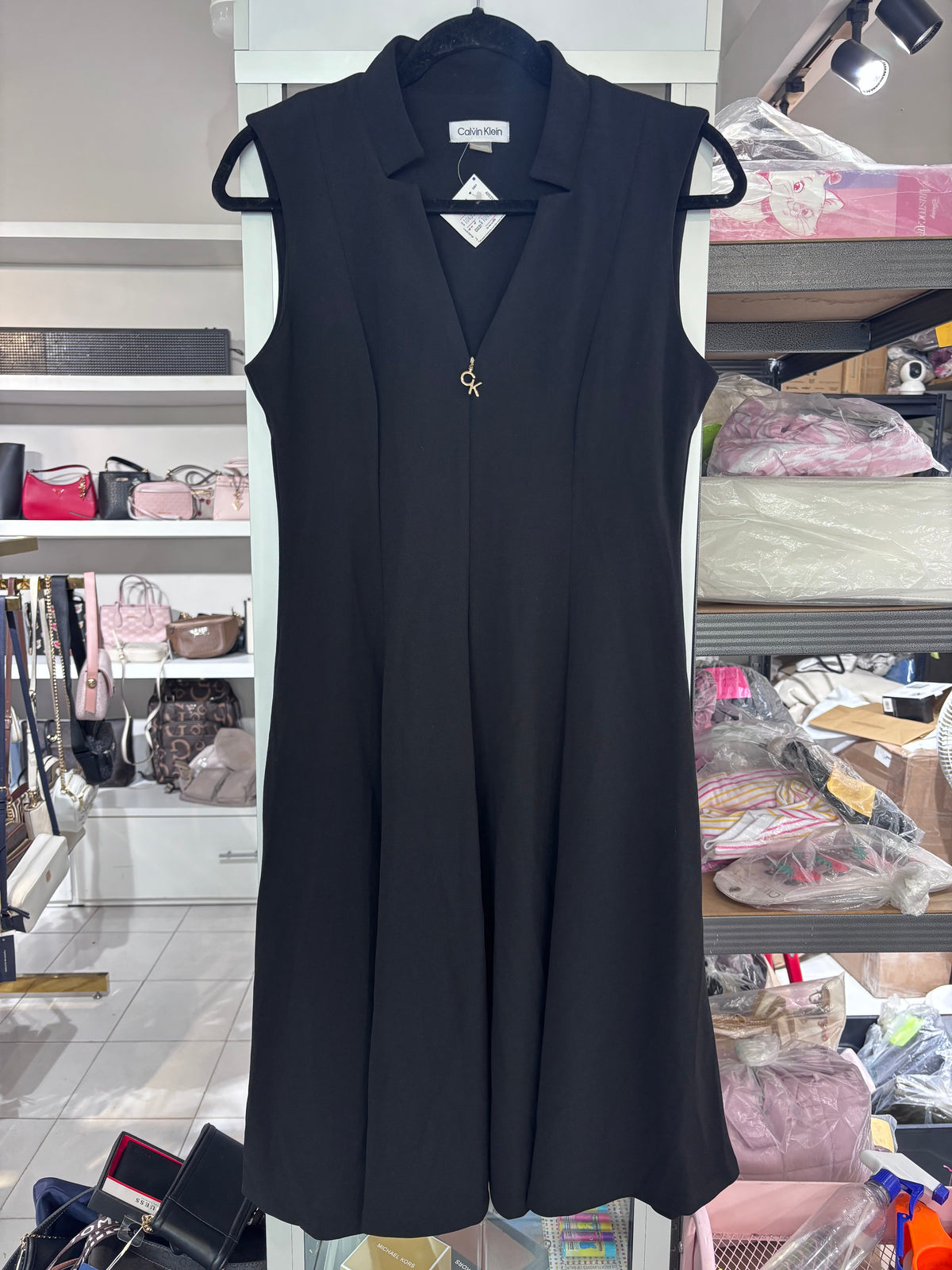 Vestido Calvin k negro