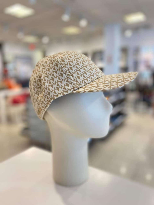 Gorra Michael k camel/blanco con monogram