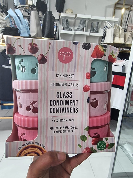 Contenedores Glass 12pz