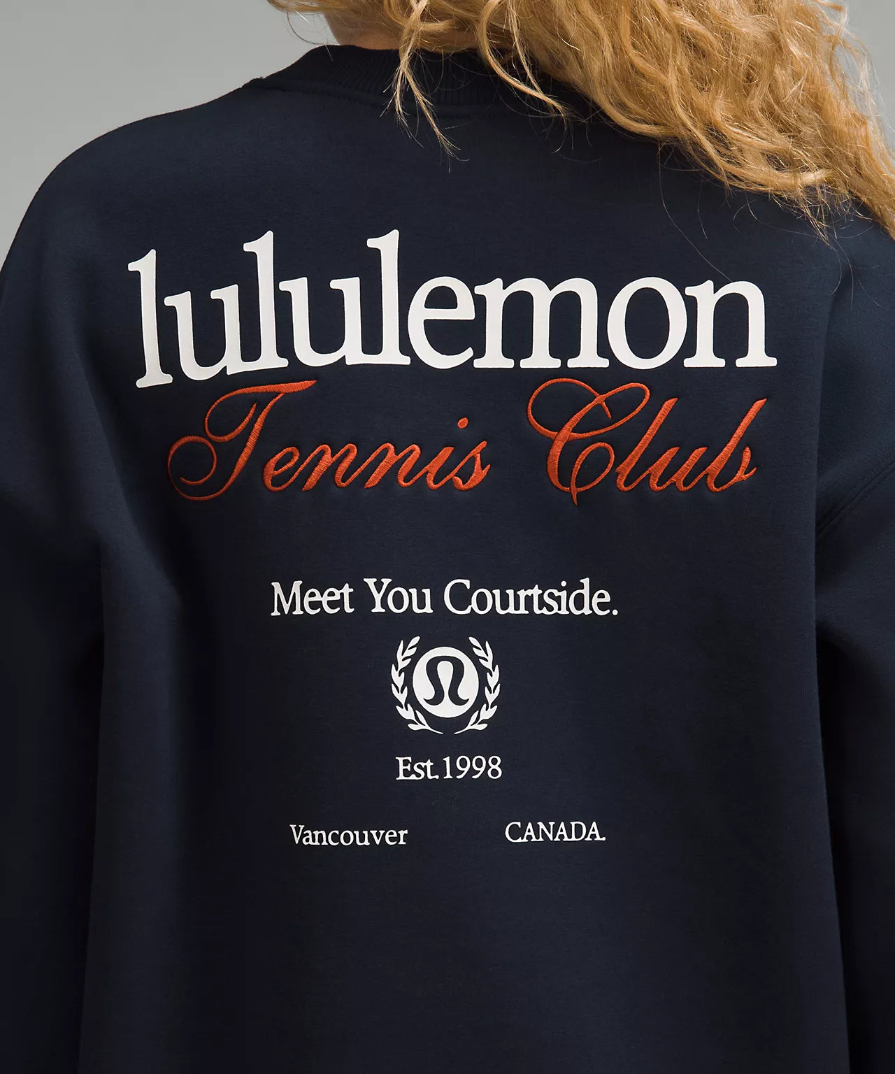 Sudadera Lululemon azul Heavyweight Fleece Pullover Graphic