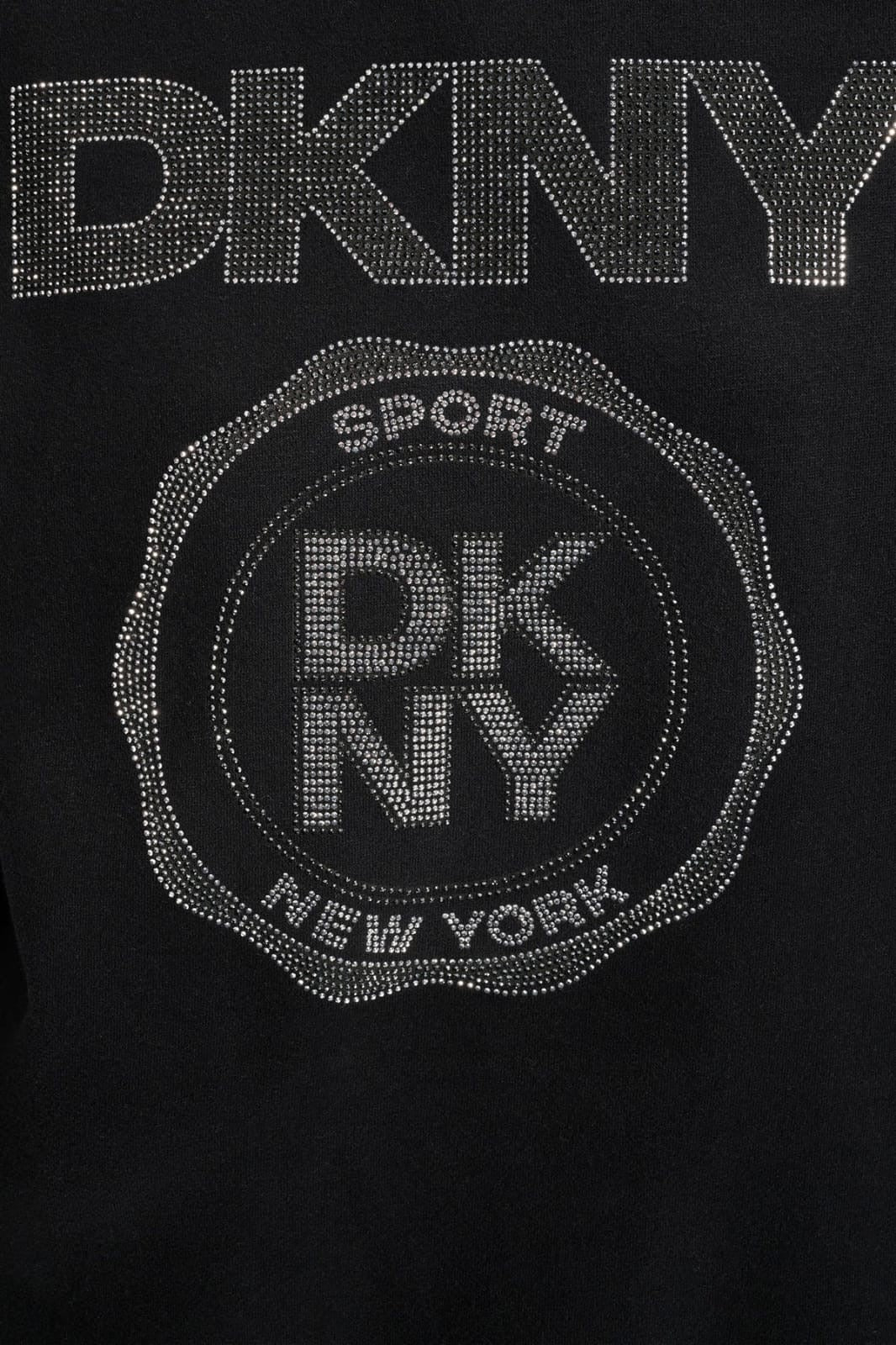 Sudadera DKNY negra con brillos