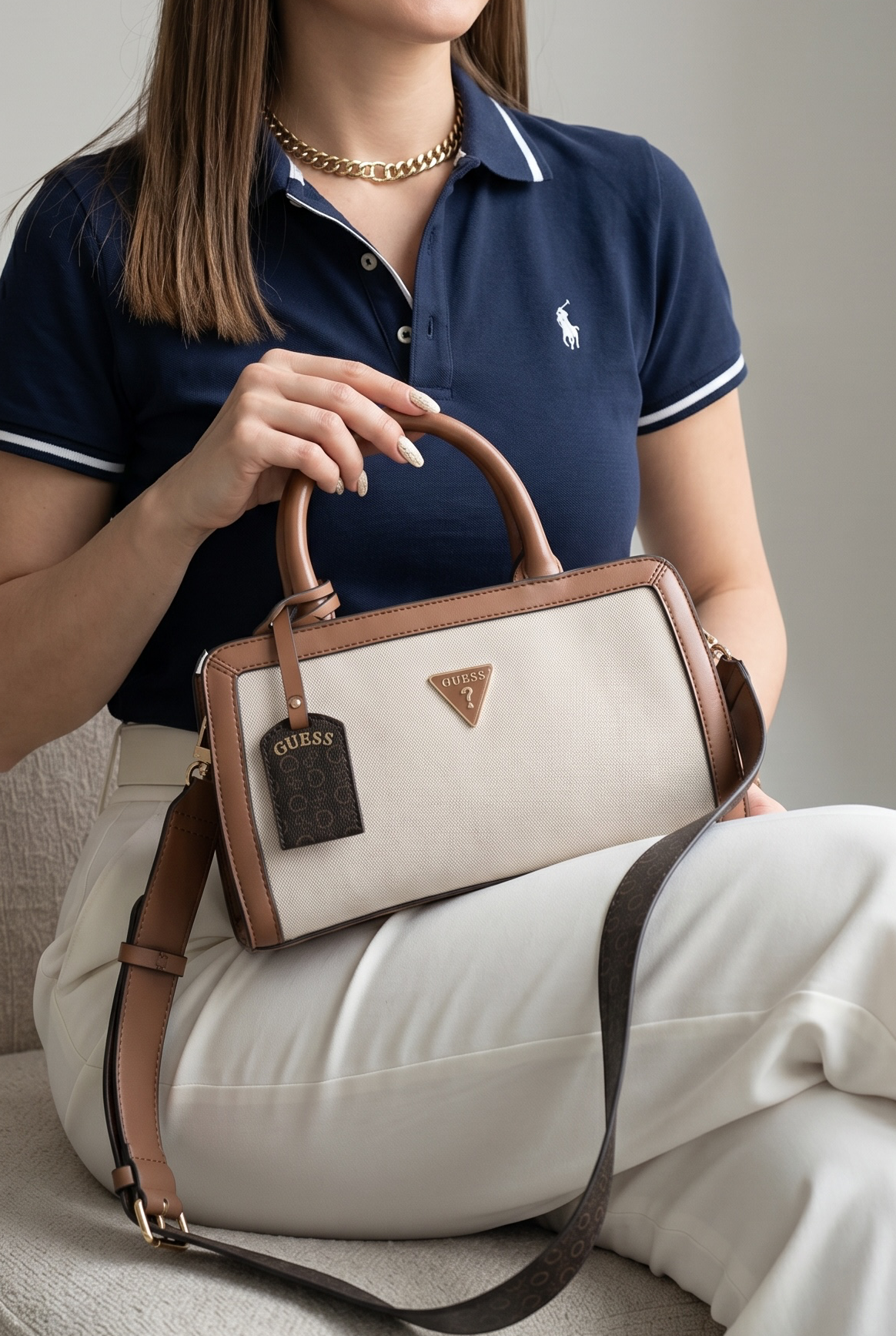 Crossbody Guess natural cadence camel