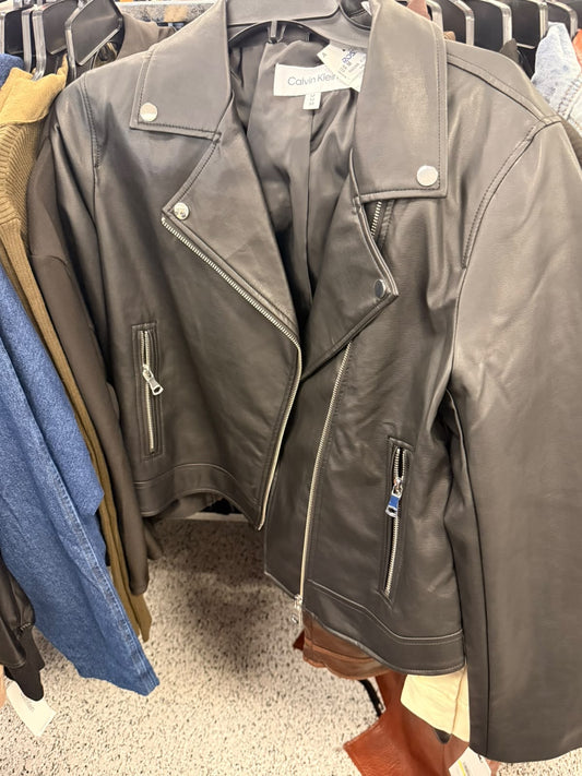 Chamarra Calvin Klein Biker negra