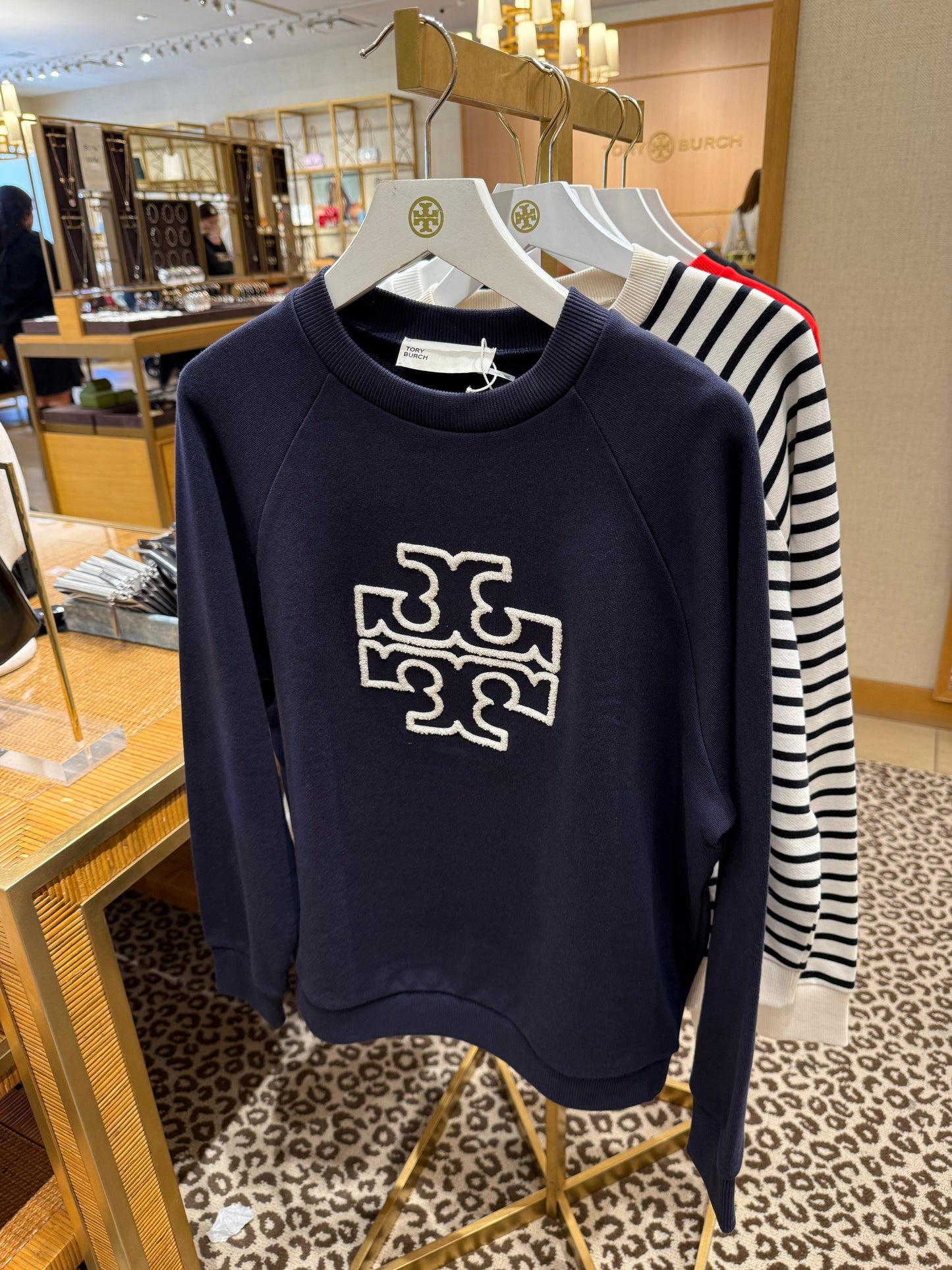Suéter Tory Burch azul marino