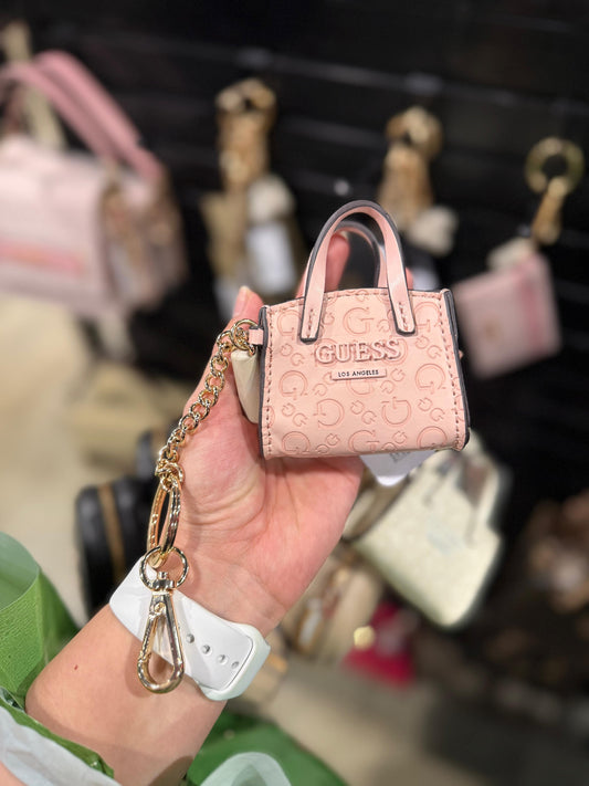 Llavero Guess Tote palo de rosa