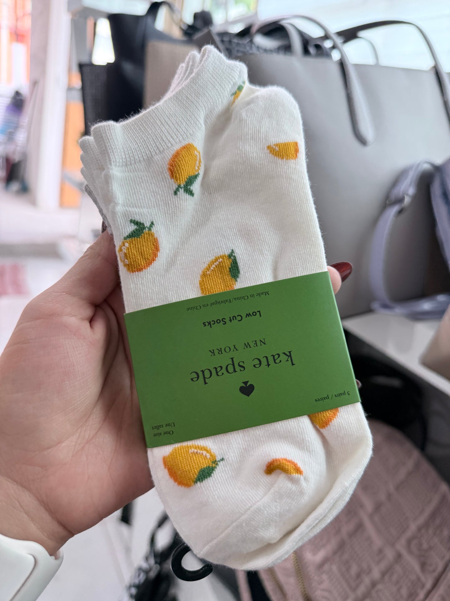Calcetines Kate spade limones