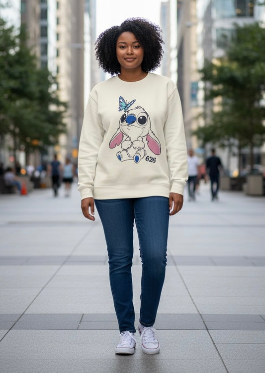 Sudadera Primark Disney beige de stitch