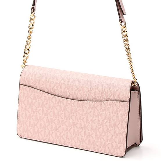 Crossbody Michael K rosa con monogram