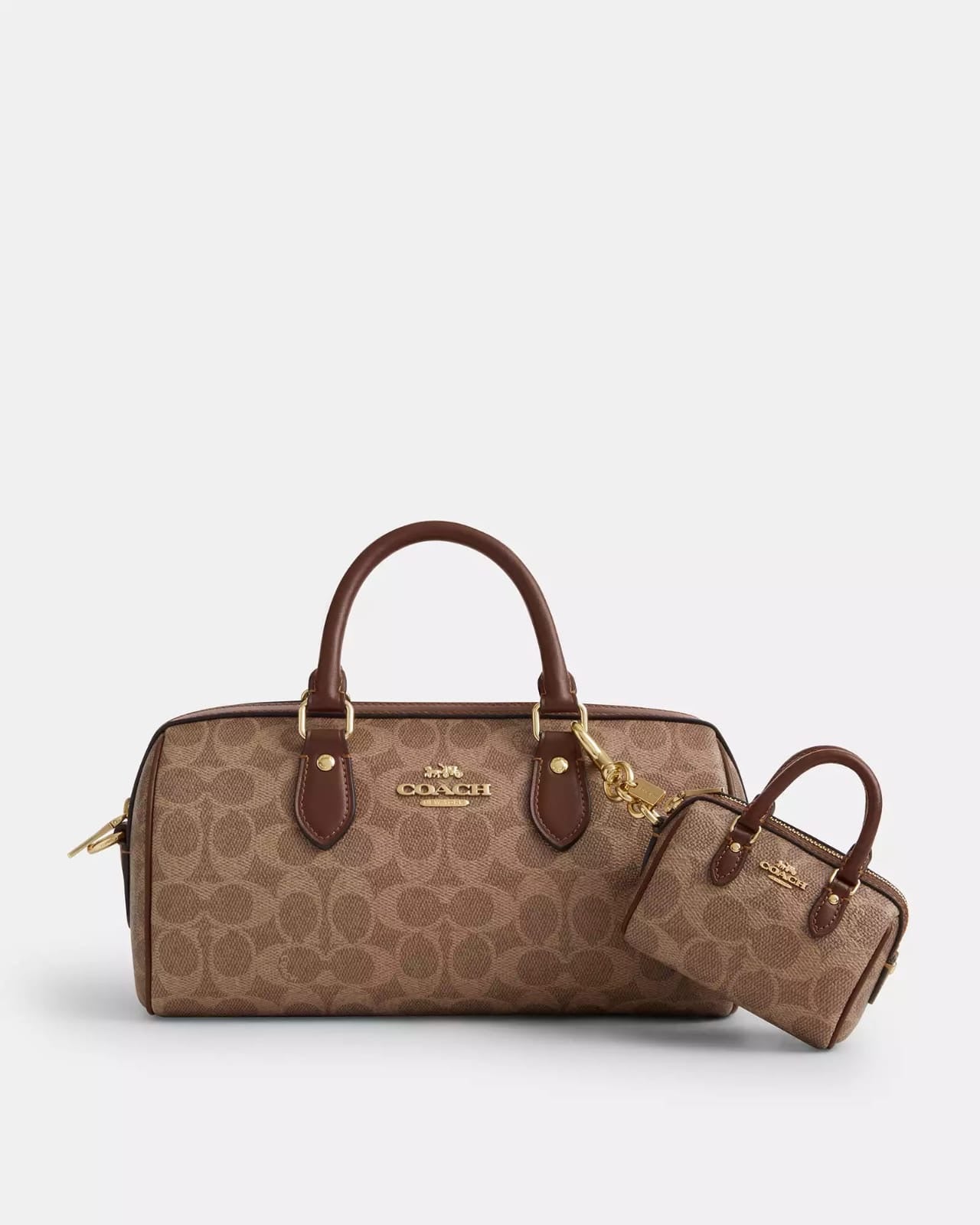 Llavero Coach Maletita camel