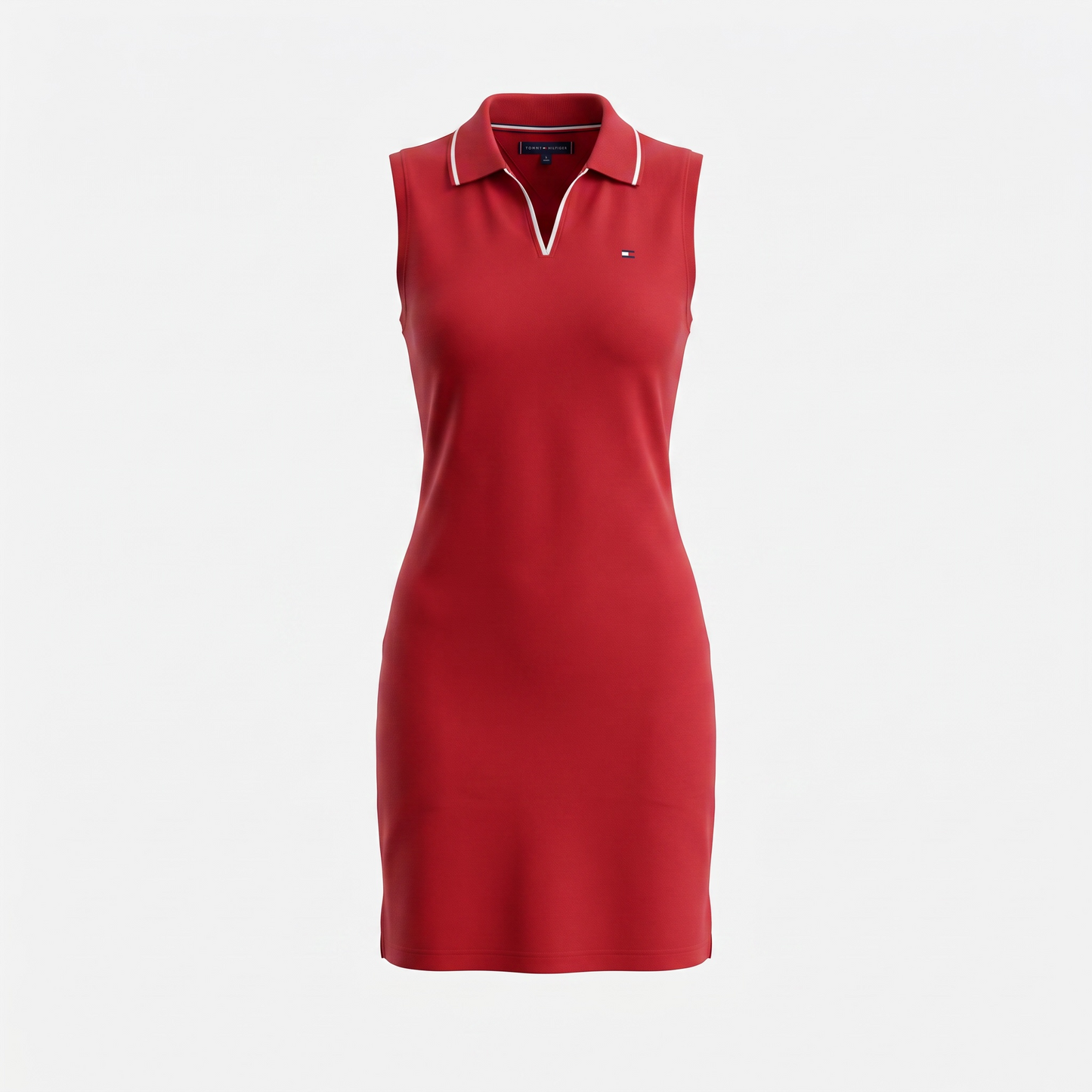 Vestido Tommy H rojo sin mangas