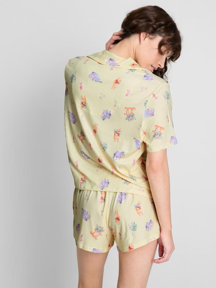 Pijama Disney Winnie the Pooh amarilla