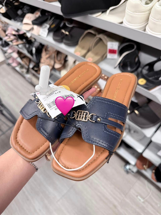 Sandalias Tommy H marino con placa