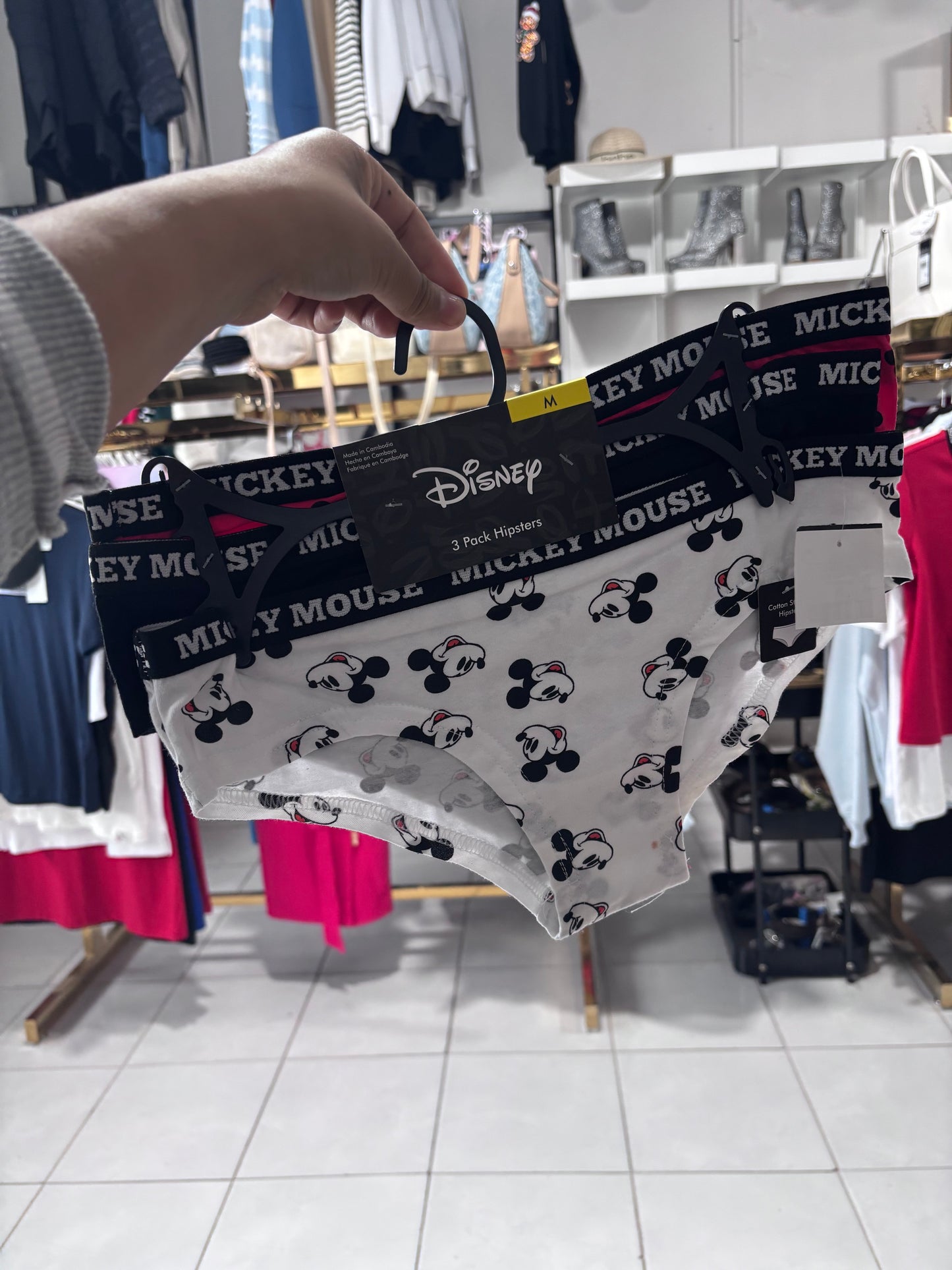 Panties Disney de Mickey 3 pz