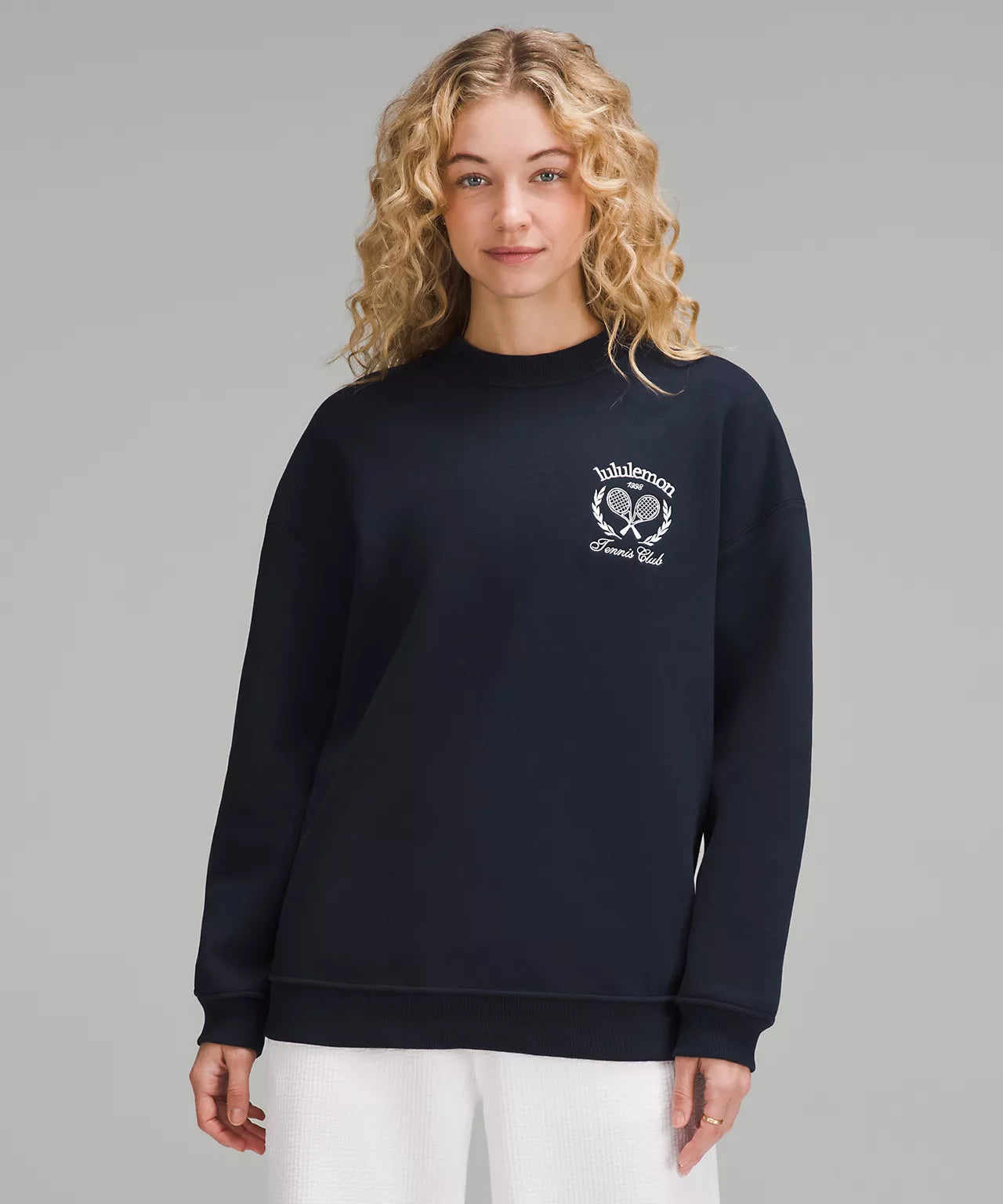 Sudadera Lululemon azul Heavyweight Fleece Pullover Graphic