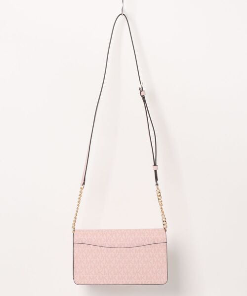 Crossbody Michael K rosa con monogram