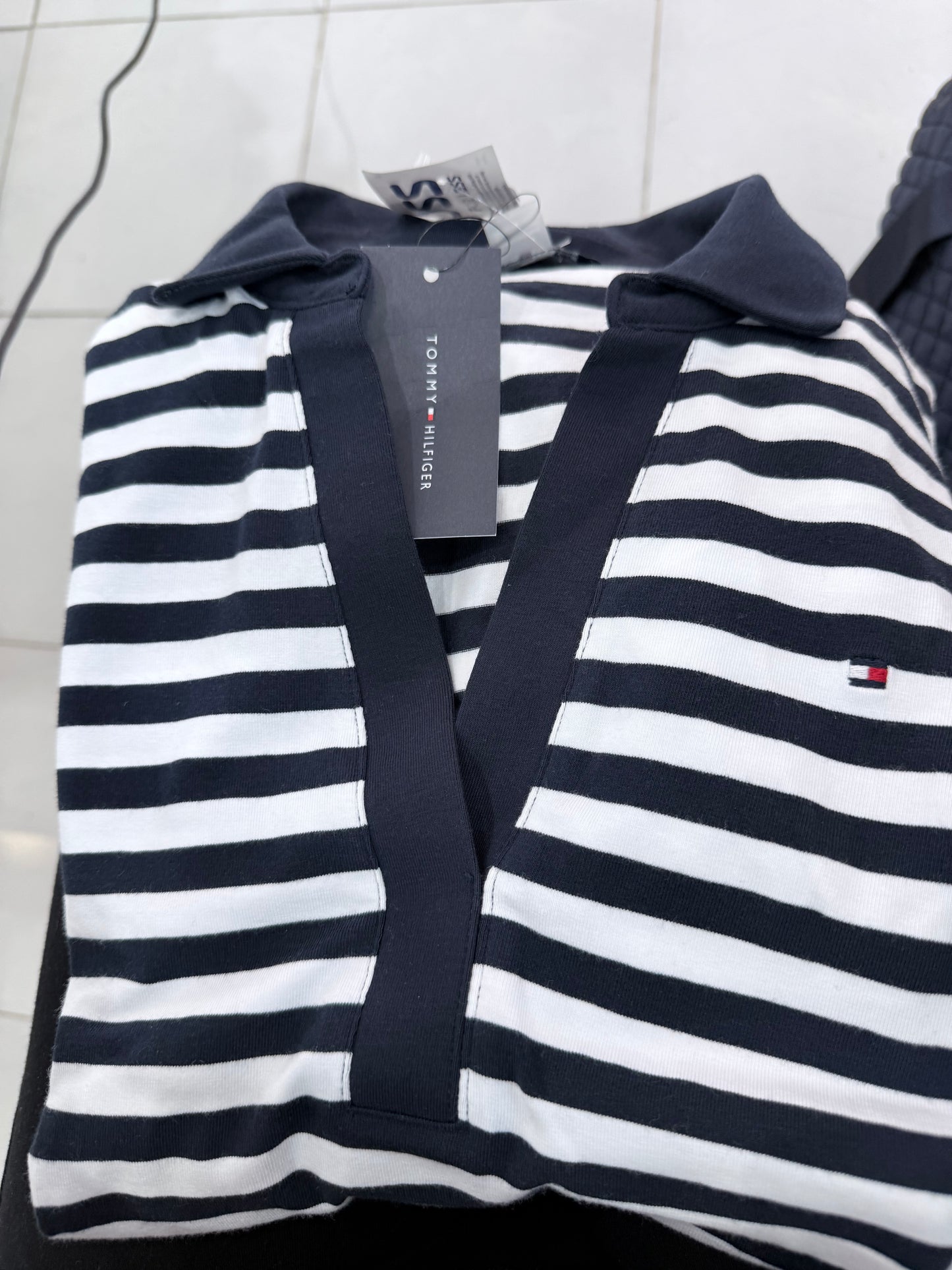 Vestido rayas blancas y azules talla S
