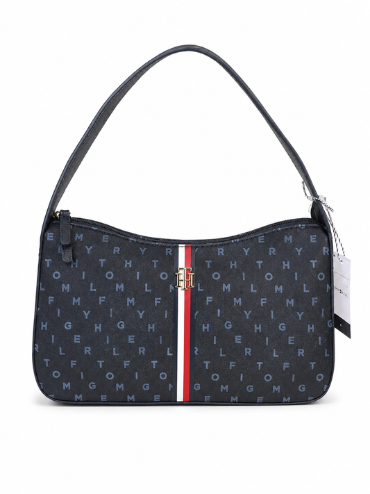 Homo Tommy H azul con monogram de letras
